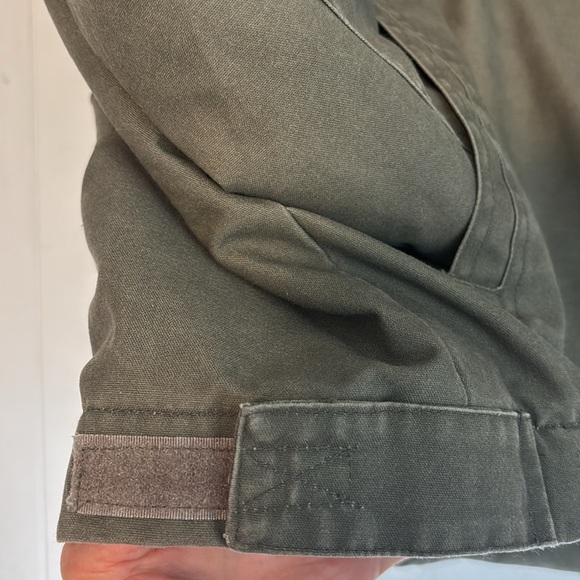 Vintage CODE BLUE Genuine Brand Men’s Khaki Cotton Quilted Work Jacket - Picture 11 of 17